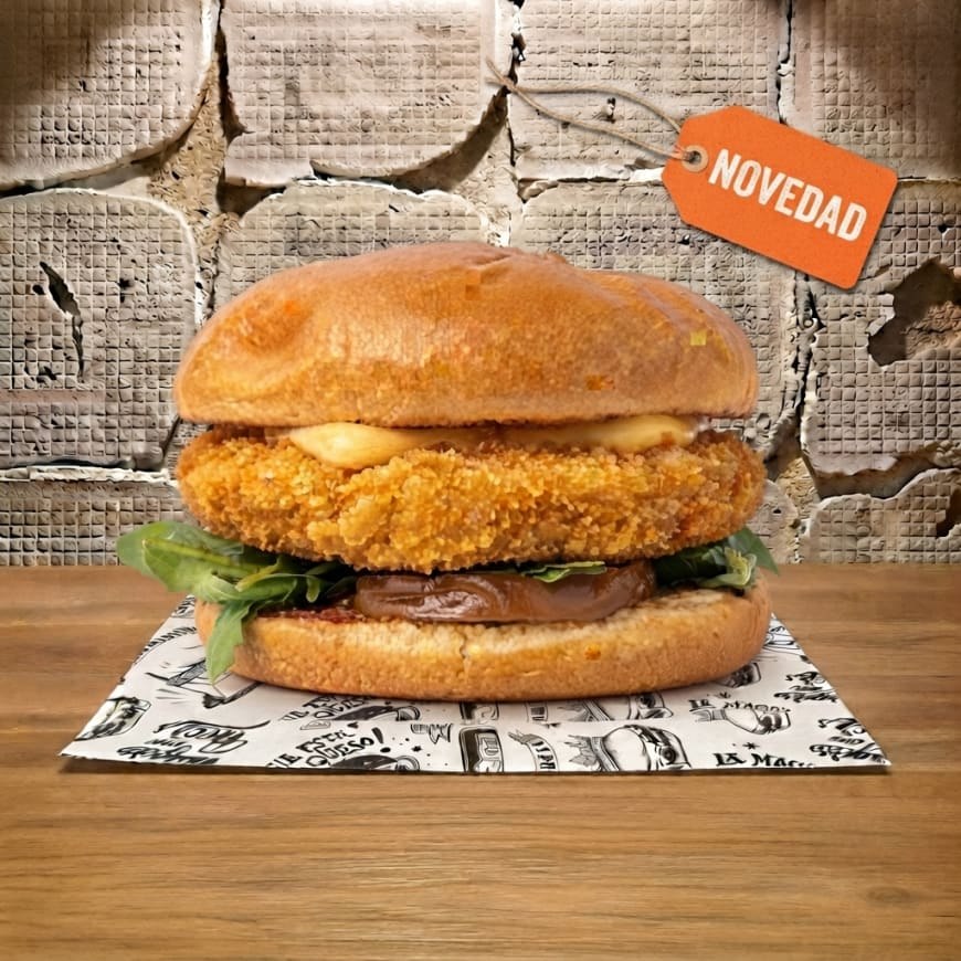 Hamburguesa de pollo Crispy Fresh de la carta de La Prensa