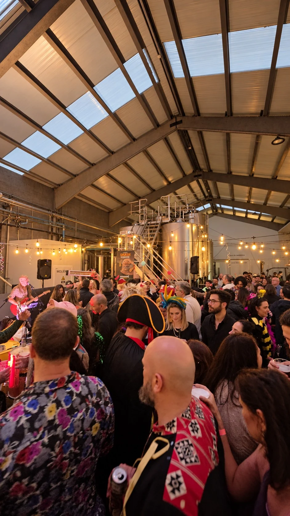 Celebración en el espacio industrial de La Fábrica