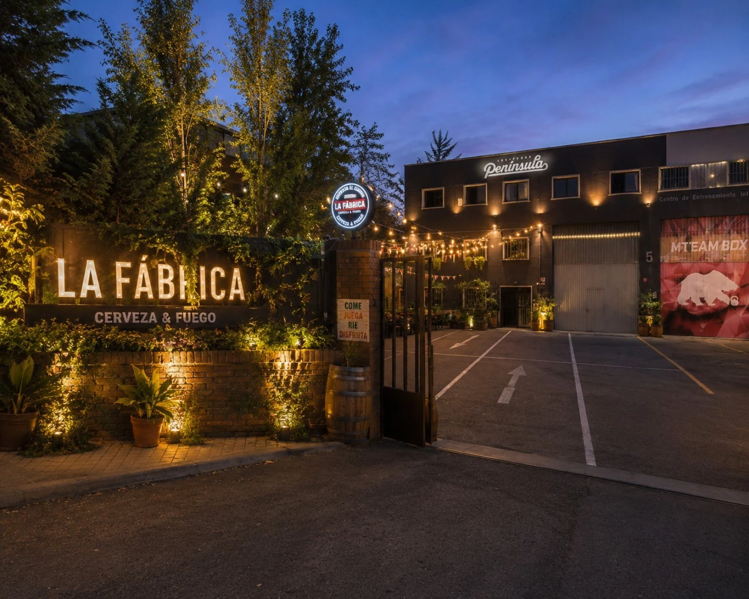 Visualización de la futura fachada de La Fábrica