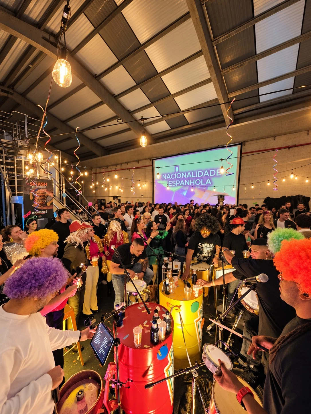 Celebración en el espacio industrial de La Fábrica